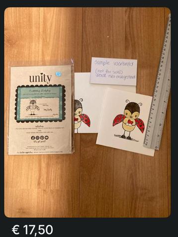 Unity stamps groot Stempel lieveheersbeestje prijs zie foto’ beschikbaar voor biedingen
