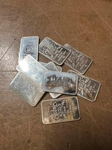 1 grams zilver baartjes mix per 10 stuks beschikbaar voor biedingen