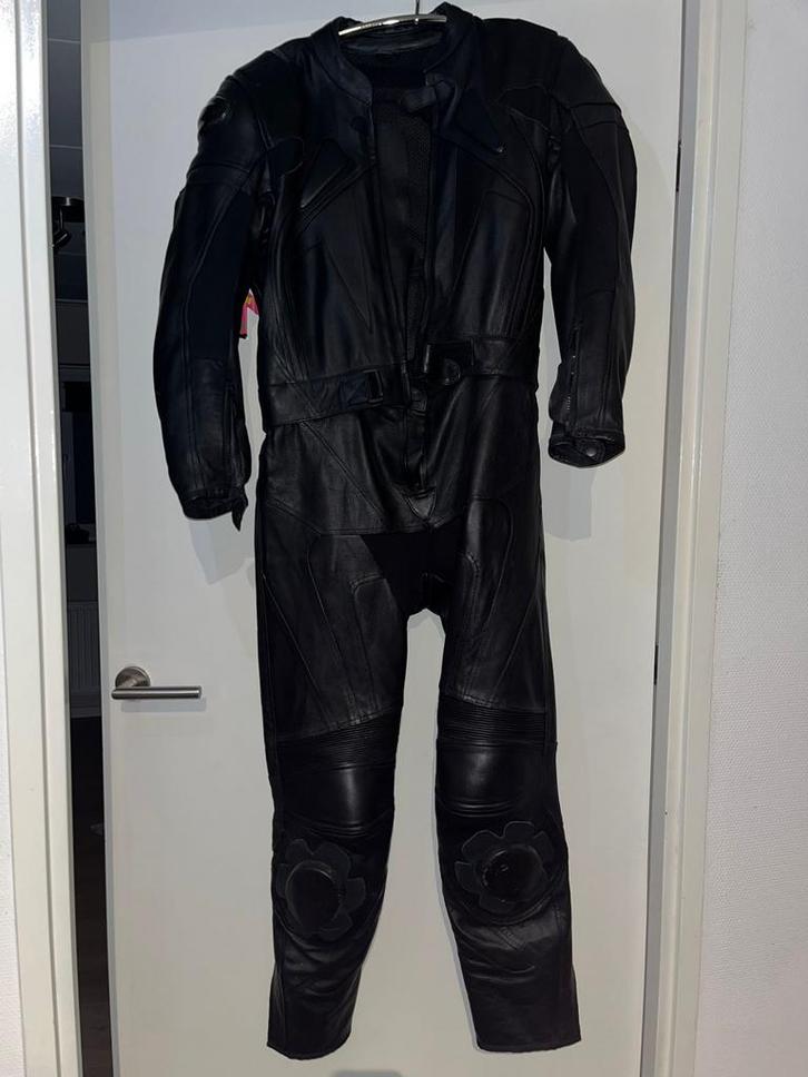 Leren Motorpak 2-delig Maat 48 - Zo Goed Als Nieuw!, Motoren, Kleding | Motorkleding, Combipak, Heren, Tweedehands, Ophalen of Verzenden