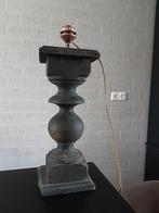 Houten lampenvoet zonder kap 57 cm hoog., Huis en Inrichting, Woonaccessoires | Zuilen en Pilaren, Ophalen, Gebruikt