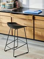 HAY About a Stool AAS38 zwart 75cm nieuwprijs €275 euro, Huis en Inrichting, Barkrukken, 60 tot 90 cm, Ophalen of Verzenden, Zo goed als nieuw
