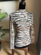 Zebra print koltruitje, Beige, Ophalen of Verzenden, Zo goed als nieuw, Lange mouw