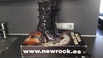 New Rock custom Made heels met paarse vlammen maat 37, Kleding | Dames, Ophalen of Verzenden, Zo goed als nieuw, Overige kleuren