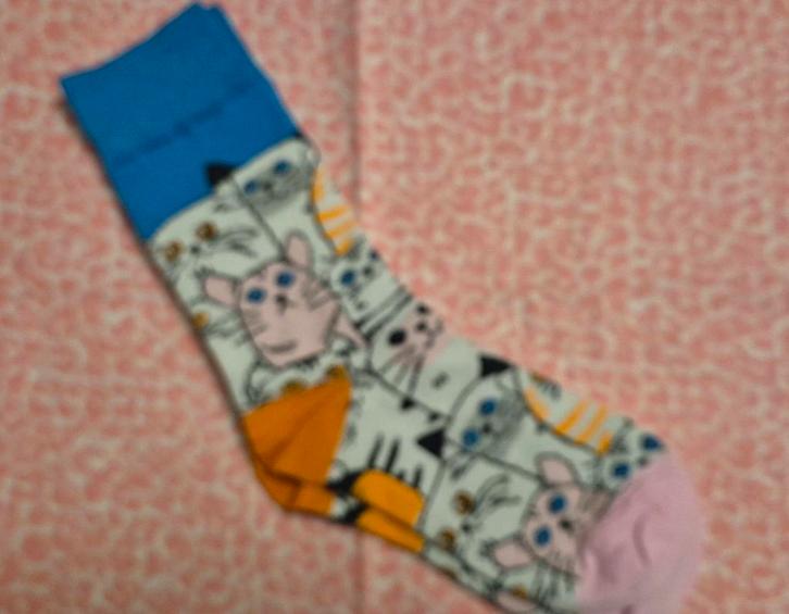 Nieuwe poezen sokken in verpakking, Kleding | Dames, Sokken en Kousen, Nieuw, Sokken en Kniesokken, Maat 39 t/m 42, Overige kleuren