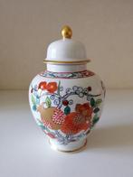 Chinees handpainted aardewerk potje met deksel, Ophalen of Verzenden