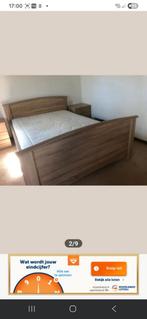 Prachtig twee persoons bed. bedbodem zie foto., Huis en Inrichting, Ophalen of Verzenden, Zo goed als nieuw, Tweepersoons