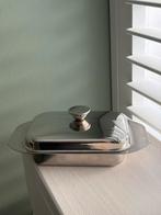 Prachtige Botervloot van roestvrijstaal voor je echte boter, Ophalen of Verzenden, Zo goed als nieuw, Overige stijlen, Overige typen