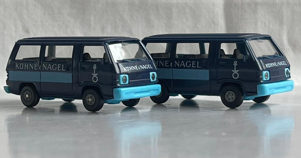 Rietze: Mitsubishi L 300 Kühne & Nagel, Hobby en Vrije tijd, Modelauto's | 1:87, Ophalen of Verzenden, Zo goed als nieuw, Auto