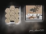 Akoestische Decoratie Panelen hexagon, Ophalen of Verzenden, Zo goed als nieuw, Schilderij, Minder dan 50 cm