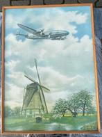 KLM Lockheed en molen ingelijst, Ophalen