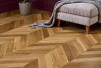 12mm dik Waterbestendig Hongaarsepunt laminaat Umberto Oak, Bruin, 75 m² of meer, Waterbestendig Hongaarsepunt laminaat 12mm dik