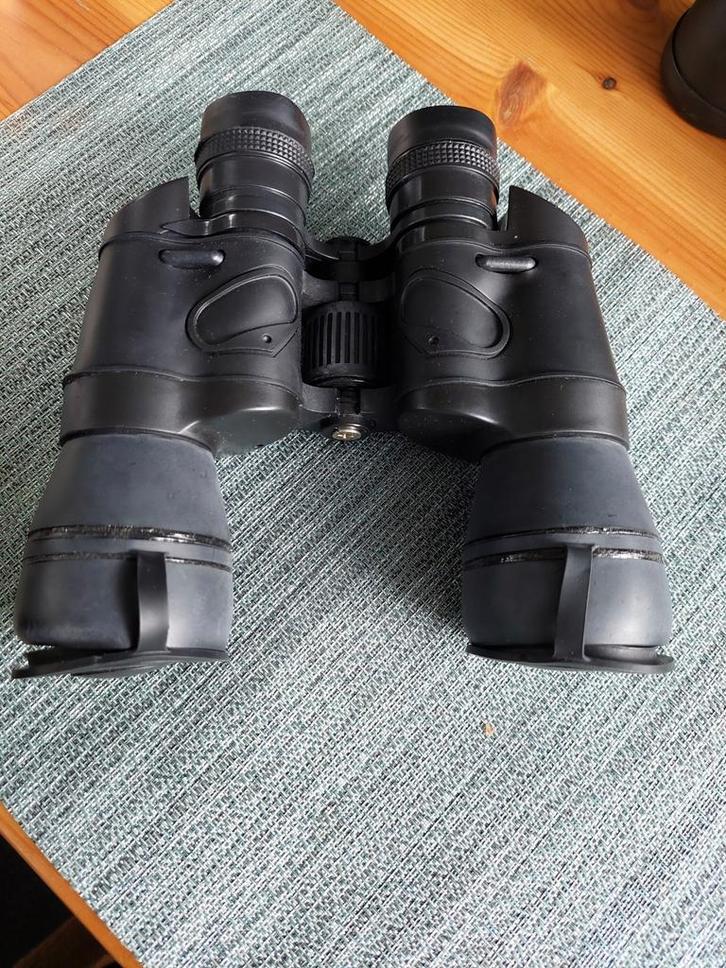 Verrekijker 10x50 - Prima staat!, Audio, Tv en Foto, Optische apparatuur | Verrekijkers, Gebruikt, Porro (met knik), 8 tot 12x