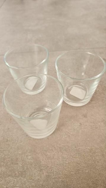 Glaasjes voor waxinelichtjes of drinken,11 stuks beschikbaar beschikbaar voor biedingen