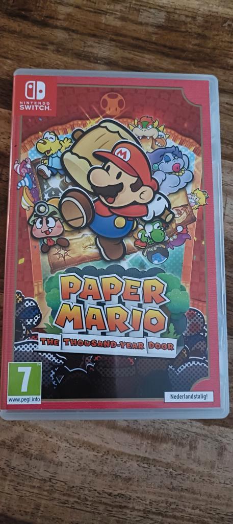 Paper Mario: The Thousand-Year Door, Nintendo Switch, Spelcomputers en Games, Games | Nintendo Switch, Zo goed als nieuw, Avontuur en Actie