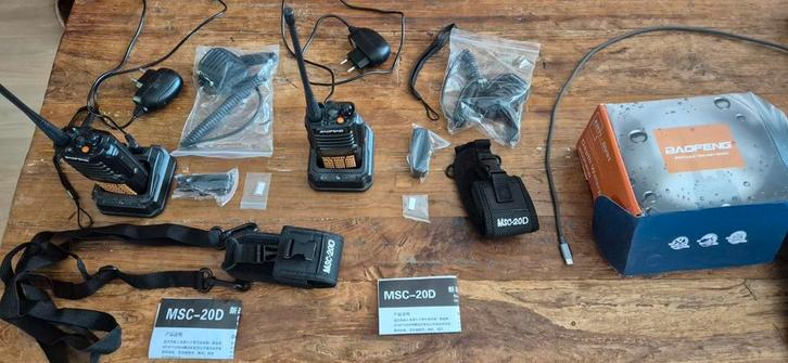 2 stuks Baofeng BF-UV9R Plus 10W dual-band walkie talkie, Telecommunicatie, Zenders en Ontvangers, Nieuw, Zender en Ontvanger