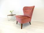 vintage Artifort Theo Ruth cocktail fauteuil stoel jaren 50, Huis en Inrichting, Fauteuils, Hout, Gebruikt, Vintage, ?