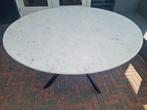 Marmeren eettafel 150cm in diameter 77cm hoog, 150 tot 200 cm, Overige materialen, Rond, Ophalen of Verzenden