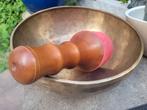 Originele grote bronzen klankschaal, Ophalen of Verzenden, Gebruikt