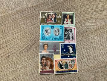 U.K.Collectie diverse oude Herdenkingszegels. beschikbaar voor biedingen