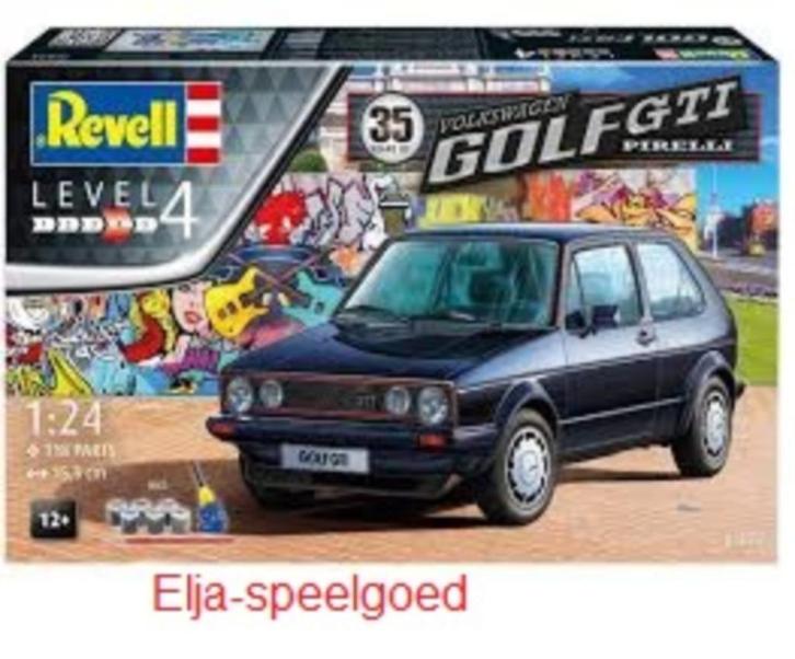 Revell VW GOLF 1 GTI 1:24 Pirelli modelbouw 5694 auto, Hobby en Vrije tijd, Modelbouw | Auto's en Voertuigen, Nieuw, Auto, Groter dan 1:32