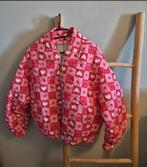 Rammani Jas Dames Hartjes Rood Roze Wit, Kleding | Dames, Jassen | Winter, Verzenden, Maat 46/48 (XL) of groter, Nieuw, Rammani