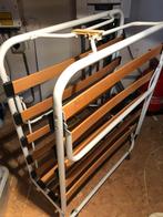 Opklapbed met wieltje. Zonder matras!, Ophalen, Gebruikt, Eenpersoons, 90 cm