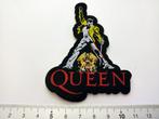 Queen vrij mooie Freddie Mercury shaped patch q24 - 6.5x9cm, Verzenden, Nieuw, Kleding