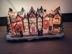 Mooi kersthuis verlicht , kerstdorp, kerst decoratie, Ophalen of Verzenden, Gebruikt