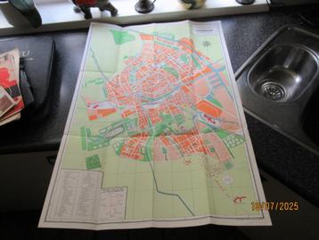 PLATTEGROND VAN GRONINGEN -17 e druk -EDZES 1961 beschikbaar voor biedingen