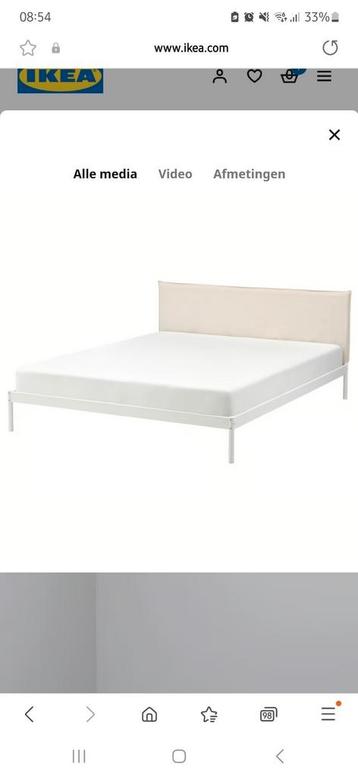 Ikea bed 160 x 200 te koop Z.G.A.N. 