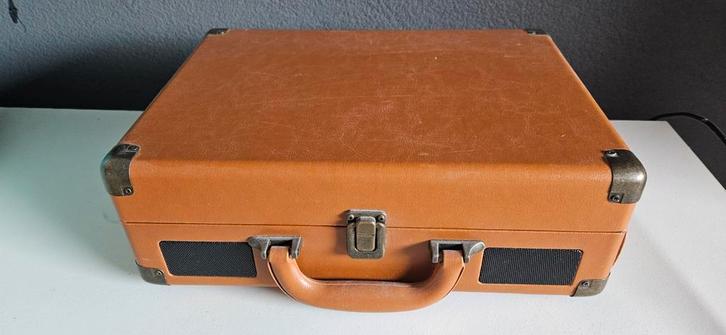 Vintage Platenspeler in Koffer, Audio, Tv en Foto, Platenspelers, Gebruikt, Platenspeler, Overige merken, Ophalen of Verzenden