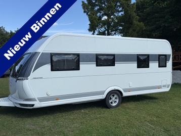 Hobby 560 WFU prestige 2025 airco Luifel Airco Vastbed Nieuw beschikbaar voor biedingen