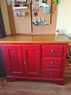 Massief eiken dressoir/commode, Kinderen en Baby's, Kinderkamer | Commodes en Kasten, Ophalen, Gebruikt, 50 tot 70 cm, 100 cm of meer