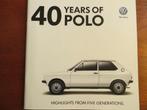 40 jaar - 40 Years Volkswagen Polo: Polo 1 t/m Polo 5, Ophalen of Verzenden, Nieuw, Volkswagen
