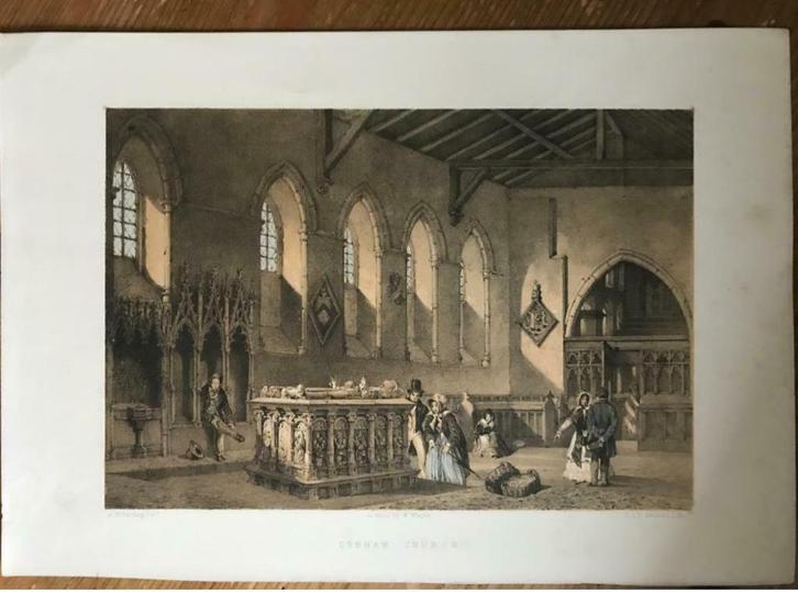 1843-1850 : 3 litho's uit Engeland - - - william walton - -, Antiek en Kunst, Kunst | Etsen en Gravures, Ophalen of Verzenden