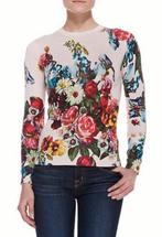 Ted Baker dungebreid truitje roze bloemenprint Ted2=36/38, Verzenden, Zo goed als nieuw, Maat 36 (S), Overige kleuren