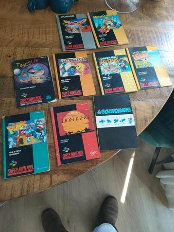 Super Nintendo Game Boekjes beschikbaar voor biedingen