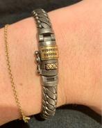 Buddha to Buddha armband, Ophalen of Verzenden, Zo goed als nieuw, Zwart, Zilver