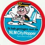 Sticker toerisme NLM cityhopper (2), Verzamelen, Verzenden, Zo goed als nieuw, Overige typen