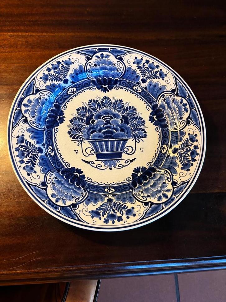 3 stuks Antiek Plateel bord, Antiek en Kunst, Antiek | Keramiek en Aardewerk, Ophalen of Verzenden