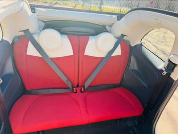 Fiat 500c 2011-2017 interieur Rood/wit (zie omschrijving) beschikbaar voor biedingen