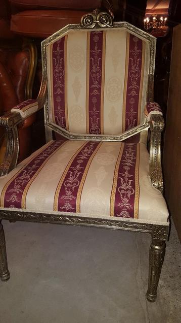 FAUTEUIL zilver beschikbaar voor biedingen