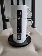 Tea for Two leuk thee setje, Keramiek, Nieuw, Ophalen of Verzenden, Effen