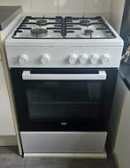 Beko Gasfornuis met heteluchtoven - Vrijstaand, Ophalen, Gebruikt, 4 kookzones, Gas