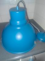 Vintage Blauwe Lamp, Kunststof, Gebruikt, Vintage, Ophalen of Verzenden