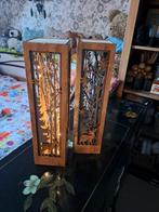 Houten decoratieve lantaarns, Diversen, Kerst, Ophalen of Verzenden