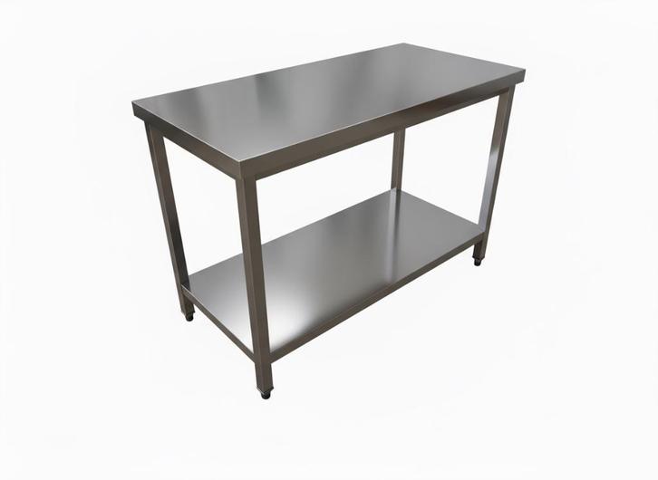 RVS Werktafels met bodemplaat, Doe-het-zelf en Verbouw, Sanitair, Nieuw, Overige typen, Rvs, Ophalen of Verzenden