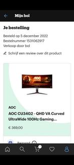 AoC CU34G2 34 inch curved, Computers en Software, Monitoren, Ophalen, AoC, Curved, IPS