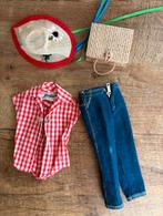 Vintage barbie kledingsetje picnic fishing, Ophalen of Verzenden, Zo goed als nieuw, Barbie