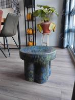 Keramische bijzettafel prachtige paars groene effecten nieuw, Huis en Inrichting, Tafels | Bijzettafels, Ophalen, Minder dan 55 cm